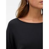 Basic Top - O-hals - 3/4 Mouwen - Regular Fit