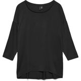 Basic Top - O-hals - 3/4 Mouwen - Regular Fit