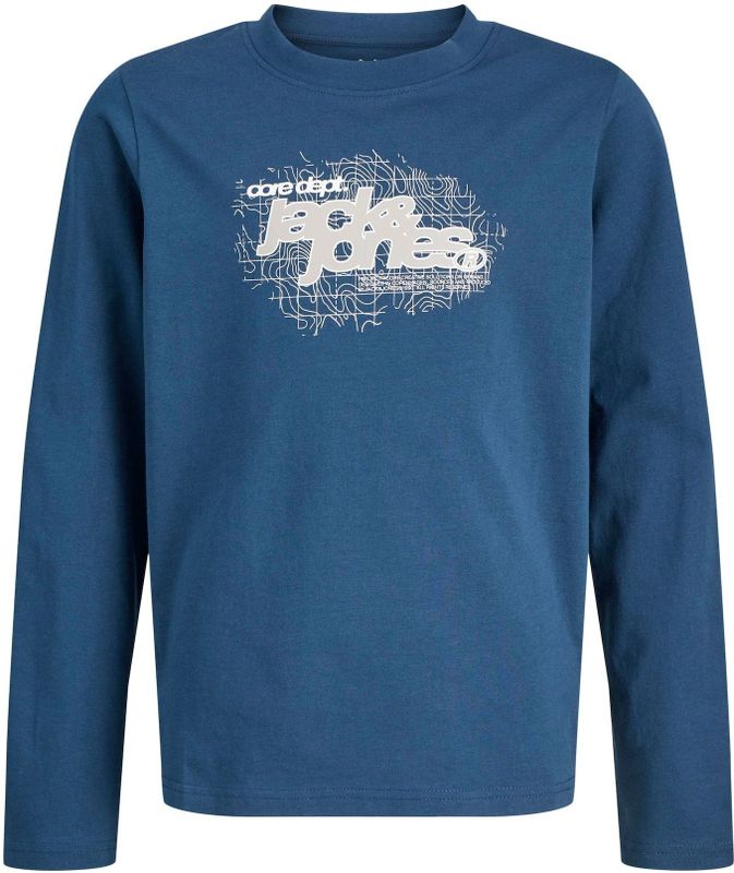 JACK & JONES - JCOGRID - Longsleeve - 100% Katoen