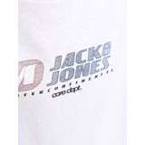 JACK & JONES JUNIOR - T-shirt - Wit - Korte Mouwen - Ronde Hals
