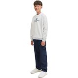 Jack and Jones Junior - Sweatshirt - V-hals - Lange Mouwen - Losse Pasvorm - Katoen