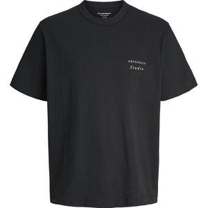 Jack & Jones - Shirt - Poederroze/Zwart - Ronde Hals - Kwartmouw