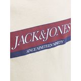 Jack & Jones - JORINWOOD BLOCK BRAND TEE - T-shirt - Antique white - Korte Mouwen