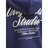 Jack and Jones Junior - Hoodie - Groen - Geborstelde Stof