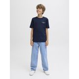 JACK & JONES Junior - T-shirt - Zwart - Katoen