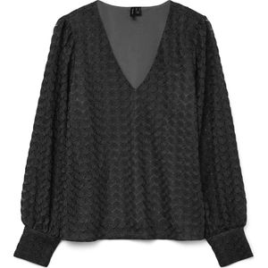 Vmbecca - Blouse - V-Hals - Lange Mouwen - Regular Fit