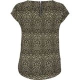 ONLY - Onlvic Ss AOP Noos Ptm - T-shirt - Blauw - Korte Mouwen