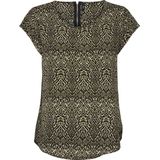 ONLY - Onlvic Ss AOP Noos Ptm - T-shirt - Blauw - Korte Mouwen