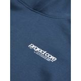 JACK&JONES - JCOUNION PRINT SWEAT HOOD JNR - Blauw - Hoodie - Jongens