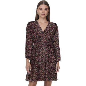 Zwarte Jurken V-Hals Driekwart Mouwen kopen? ✔️ Tot 70% korting