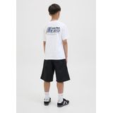 JACK&JONES - JCOTIER BACK PRINT TEE SS CREW NEC JNR - T-shirt - Wit - Jongens