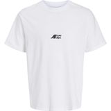 JACK&JONES - JCOTIER BACK PRINT TEE SS CREW NEC JNR - T-shirt - Wit - Jongens