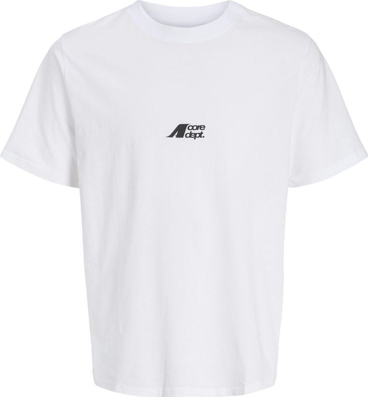 JACK&JONES - JCOTIER BACK PRINT TEE SS CREW NEC JNR - T-shirt - Wit - Jongens