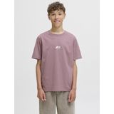 JACK&JONES - JCOTIER BACK PRINT TEE SS CREW NEC JNR - T-shirt - Paars