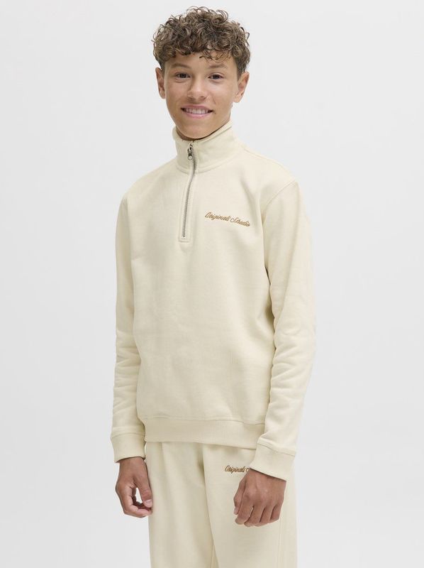 Jack & Jones - Norrebro Emb - Sweatshirt - Met Halve Rits