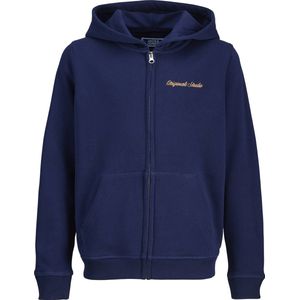 JACK & JONES JUNIOR - Sweatvest - Met Capuchon - Zwart