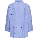 Only - Blouse - Moonlight Blue - Polyester/Katoen - Regular Fit