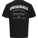 Jack & Jones Junior - T-shirt - Zwart - Korte Mouwen - Ronde Hals