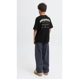 Jack & Jones Junior - T-shirt - Zwart - Korte Mouwen - Ronde Hals