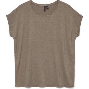 VERO MODA - VMLAVA GLITTER SS TOP STRIPE JRS NOOS - Dames - T-shirts