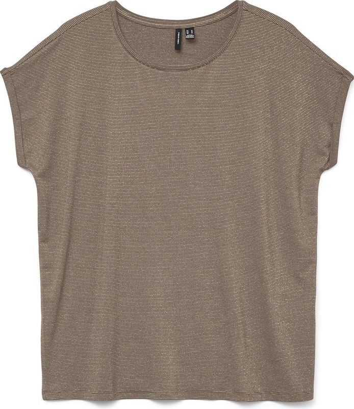 VERO MODA - VMLAVA GLITTER SS TOP STRIPE JRS NOOS - Dames - T-shirts