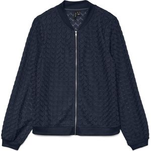 Navy Blazer - Jack - Polyester - Met Applicaties en Ritssluiting