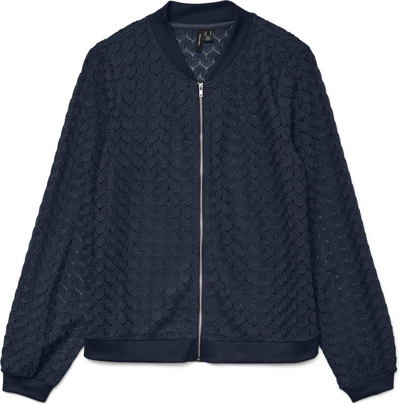 Navy Blazer - Jack - Polyester - Met Applicaties en Ritssluiting