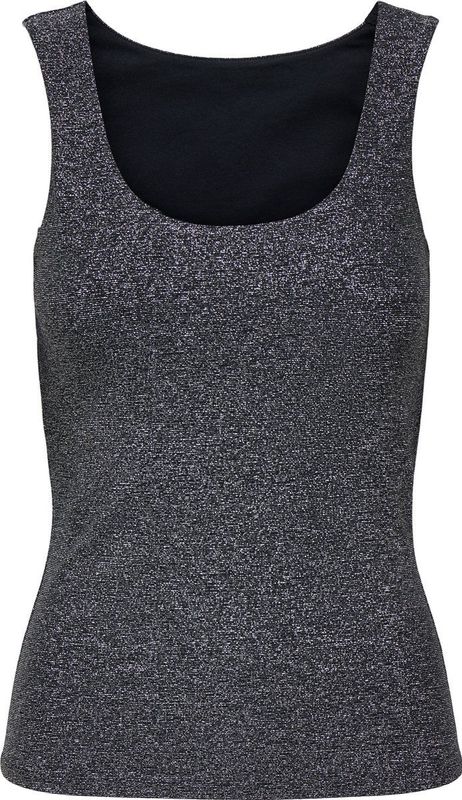 Only - Onlea - Top - Zwart - Glitter - 2-ways