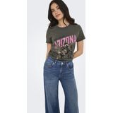 Katoen - T-shirt - O-hals - Korte Mouwen - Regular Fit