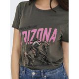 Katoen - T-shirt - O-hals - Korte Mouwen - Regular Fit