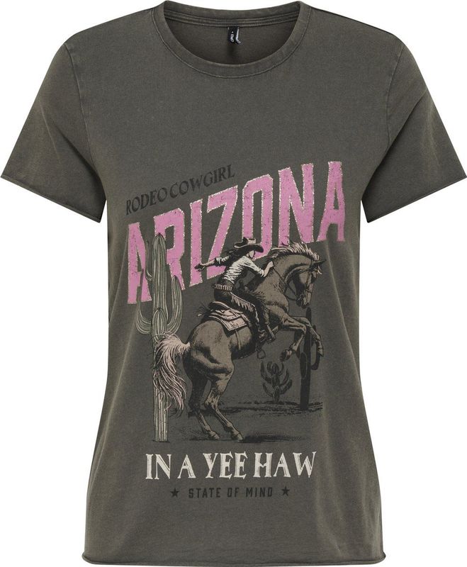 Katoen - T-shirt - O-hals - Korte Mouwen - Regular Fit