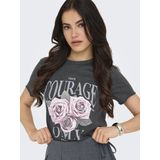 Onllucy - T-shirts - Katoen - O-hals - Korte Mouwen - Regular Fit