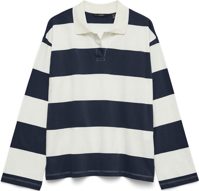 Vmmolly - Polo - Lange Mouwen - Loose Fit