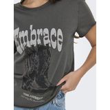 Katoen - T-shirt - O-hals - Korte Mouwen - Regular Fit