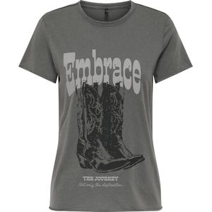 Katoen - T-shirt - O-hals - Korte Mouwen - Regular Fit