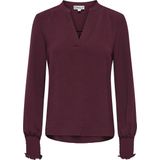 ONLY - ONLMette - Blouse - Wijnrood - Lange Mouw