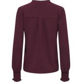 ONLY - ONLMette - Blouse - Wijnrood - Lange Mouw