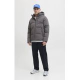 Jack & Jones - JJEOWEN PUFFER SN - Gewatteerde Jas - Castlerock - Met Capuchon