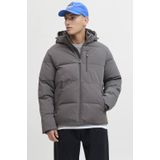 Jack & Jones - JJEOWEN PUFFER SN - Gewatteerde Jas - Castlerock - Met Capuchon