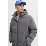 Jack & Jones - JJEOWEN PUFFER SN - Gewatteerde Jas - Castlerock - Met Capuchon