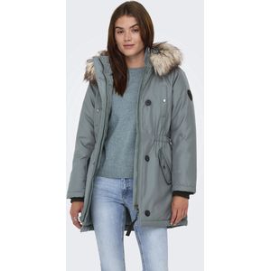 Onliris - Parka - Lang - Met Kap en Afneembare Rand van Synthetisch Bont - Winterjassen