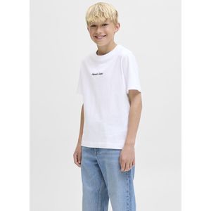 Jack & Jones Junior - T-shirt - Wit - Korte Mouwen - Ronde Hals