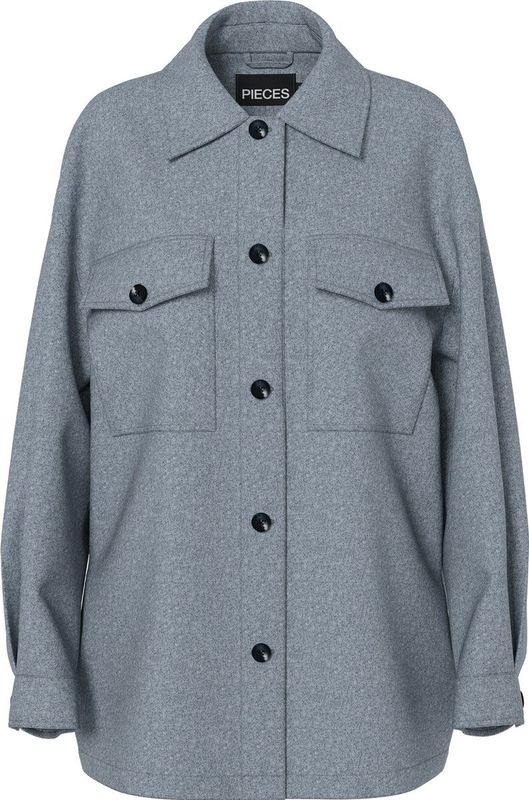 Pcsaga - Overshirt - Shacket - Herfst - Knoopsluiting - Gespreide Kraag