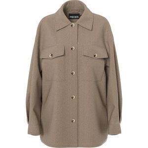 Pcsaga - Overshirt - Shacket - Herfst - Knoopsluiting - Gespreide Kraag