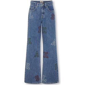 ONLY - KOGJUICY HW WIDE LEG - Jeans - Medium Blue Denim