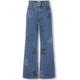 ONLY - KOGJUICY HW WIDE LEG - Jeans - Medium Blue Denim