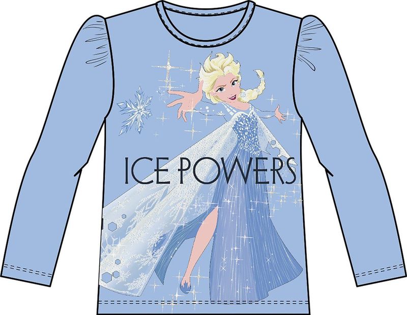 Frozen - Top - Lange Mouwen - Jersey - Glitter Detail