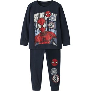 Spiderman - Pyjamaset - Jersey - Lange Mouwen - Elastische Taille