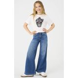 Jeans - Dark Medium Blue - Denim - Riemlussen - Steekzakken