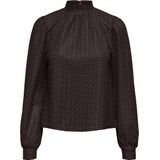 Only - Colbie Top - Donkerbruin - Longsleeve